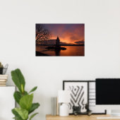 Sunset in het Poster van Tarrytown (Thuiskantoor)