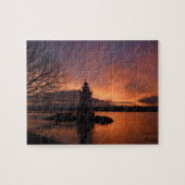 Sunset in het Poster van Tarrytown Legpuzzel (Horizontaal)