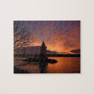 Sunset in het Poster van Tarrytown Legpuzzel
