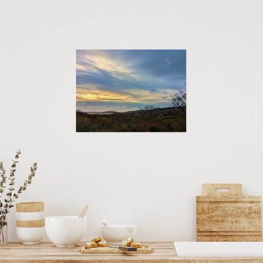 Sunset in Ierland 17 Poster (Keuken)