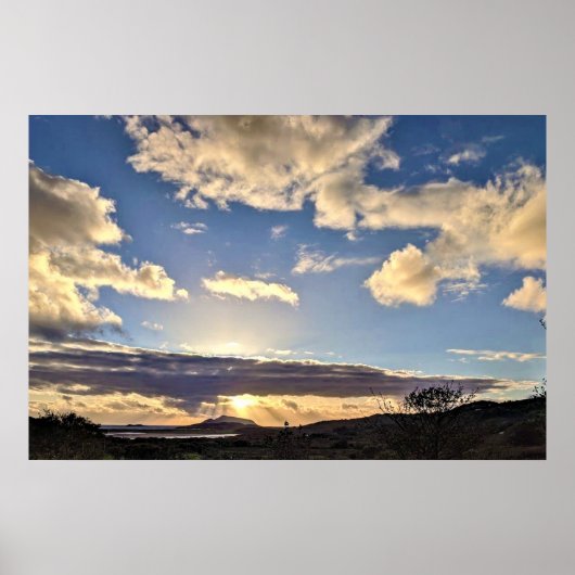 Sunset in Ireland 6 Canvas Print (Voorkant)