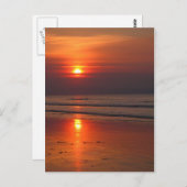 Sunset in Ireland - Irish Zee - Briefkaart (Voorkant / Achterkant)