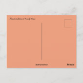 Sunset in Johnson County Iowa USA Briefkaart (Achterkant)