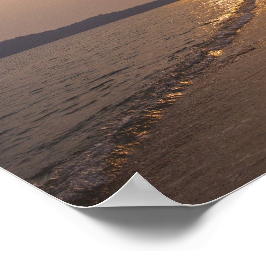 Sunset in Koh Chang in Thailand Poster (Hoek)