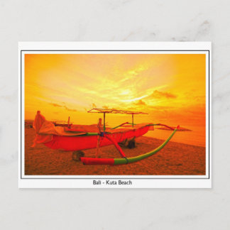 Sunset in Kuta Briefkaart