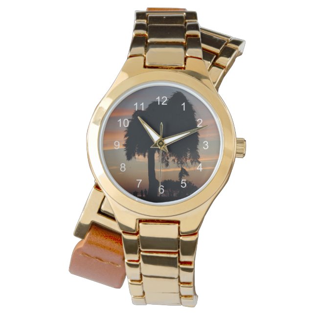 Sunset in La Jolla Horloge (Voorkant)