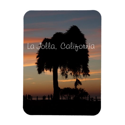 Sunset in La Jolla Magneet (Verticaal)