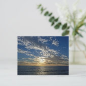 Sunset in Liguria - het Briefkaart Cinque Terre (Staand voorkant)