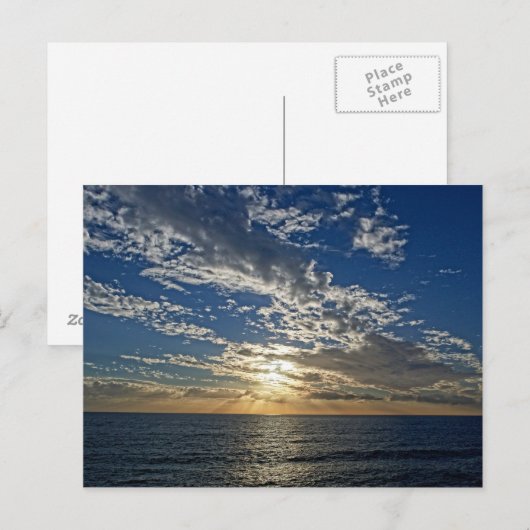 Sunset in Liguria - het Briefkaart Cinque Terre (Voorkant / Achterkant)