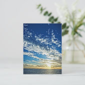 Sunset in Liguria - het Briefkaart Cinque Terre (Staand voorkant)