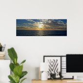 Sunset in Liguria - the Cinque Terre, Italy Poster (Thuiskantoor)