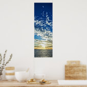 Sunset in Liguria - the Cinque Terre, Italy Poster (Keuken)