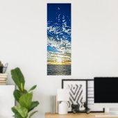 Sunset in Liguria - the Cinque Terre, Italy Poster (Thuiskantoor)