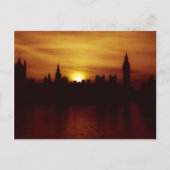 Sunset in London Briefkaart (Voorkant)