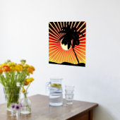 Sunset in Miami Folie Afdrukken (Laag (Keuken))