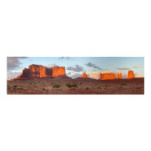 Sunset in Monument Valley Foto Afdruk (Voorkant)