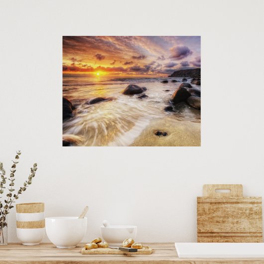 Sunset in Motion Poster (Keuken)