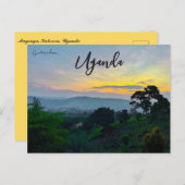 Sunset in Muyenga Katerera Uganda Briefkaart (Voorkant / Achterkant)