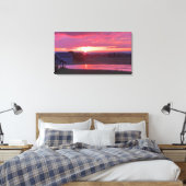 SUNSET IN NEW YORK STATE CANVAS PRINT (Insitu (Slaapkamer))