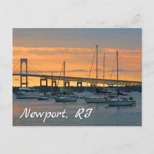Sunset in Newport, Rhode Island Briefkaart (Voorkant)