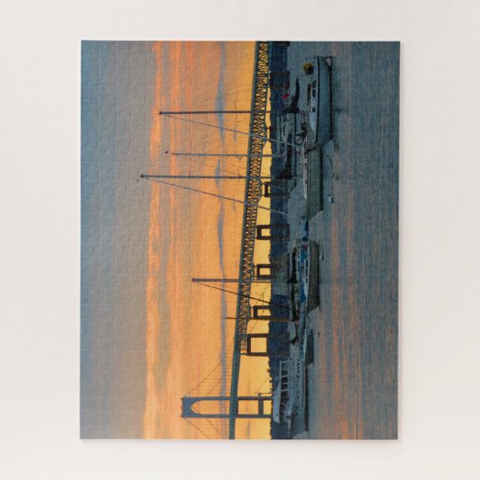Sunset in Newport, RI - Puzzle Legpuzzel (Verticaal)