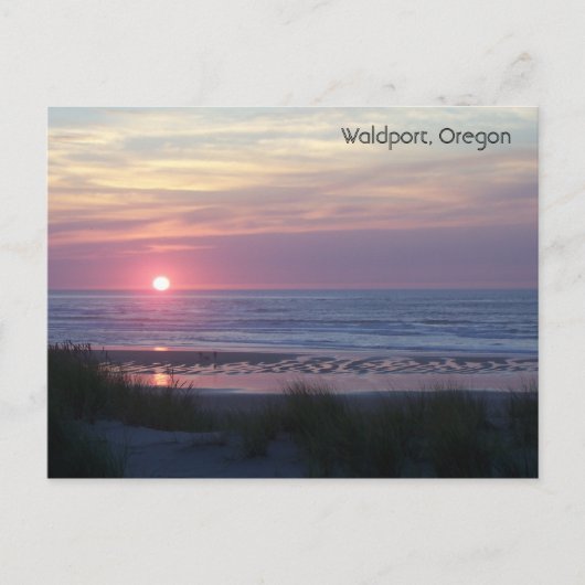 Sunset in Oregon Briefkaart (Voorkant)