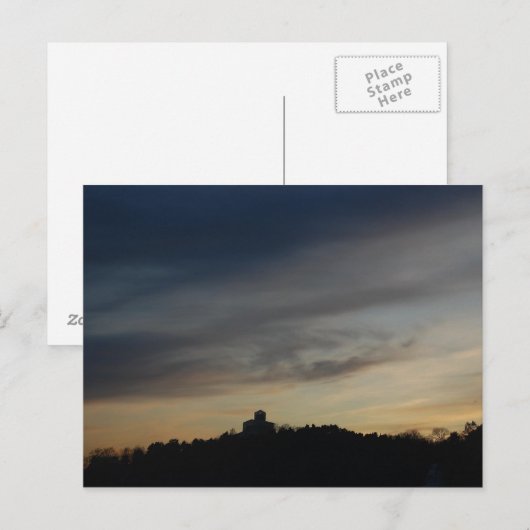 Sunset in Oslo Briefkaart (Voorkant / Achterkant)