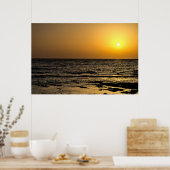 Sunset in Paphos, Cyprus (2485) Poster (Keuken)