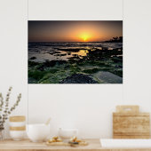 Sunset in Paphos, Cyprus (2512) Poster (Keuken)