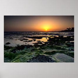 Sunset in Paphos, Cyprus (2512) Poster