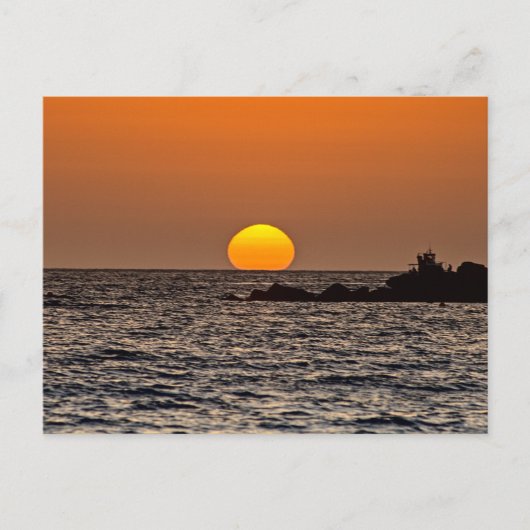 Sunset in Paphos, Cyprus (2532) Briefkaart (Voorkant)