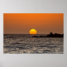 Sunset in Paphos, Cyprus (2532) Poster