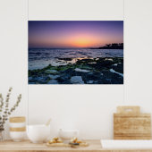 Sunset in Paphos, Cyprus (2547) Poster (Keuken)