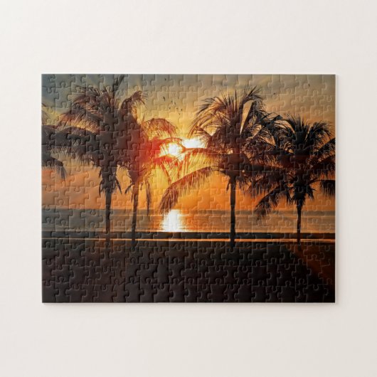 Sunset in Paradise Legpuzzel (Horizontaal)