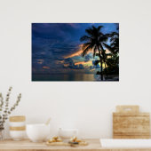 Sunset in Paradise Poster (Keuken)