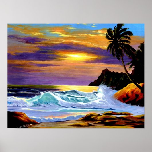 Sunset in Paradise Posters en Prints (Voorkant)
