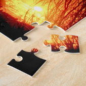 Sunset in Parijs Legpuzzel (Zijkant)