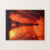 Sunset in Parijs Legpuzzel (Horizontaal)