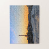 Sunset in Parijs - Puzzle Legpuzzel (Verticaal)