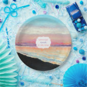 Sunset in Pastels Event Papieren Bordje (Feest)