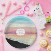 Sunset in Pastels Event Papieren Bordje (Feest)