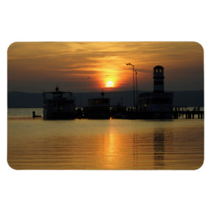 Sunset in Podersdorf Burgenland Magneet