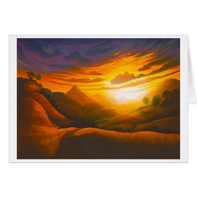 Sunset in Poly Canyon (Voorkant Horizontaal)