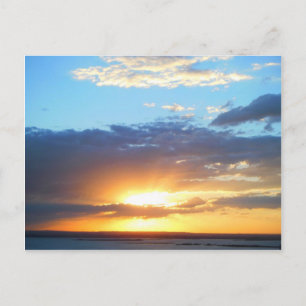 Sunset in Porto Alegre (Brazilië) Briefkaart