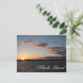 Sunset in Rhode Island Briefkaart (Staand voorkant)