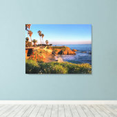 Sunset in San Diego Canvas Afdruk (Insitu (Houten vloer))