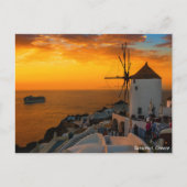 Sunset in Santorini, Griekenland - Briefkaart OiaW (Voorkant)