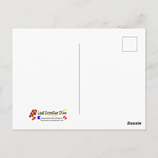 Sunset in Siquijor Briefkaart (Achterkant)