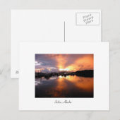 Sunset in Sitka Briefkaart (Voorkant / Achterkant)