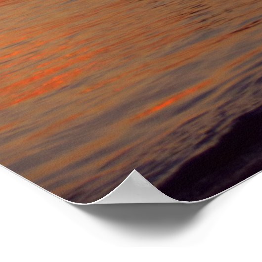 Sunset in South Haven Poster (Hoek)